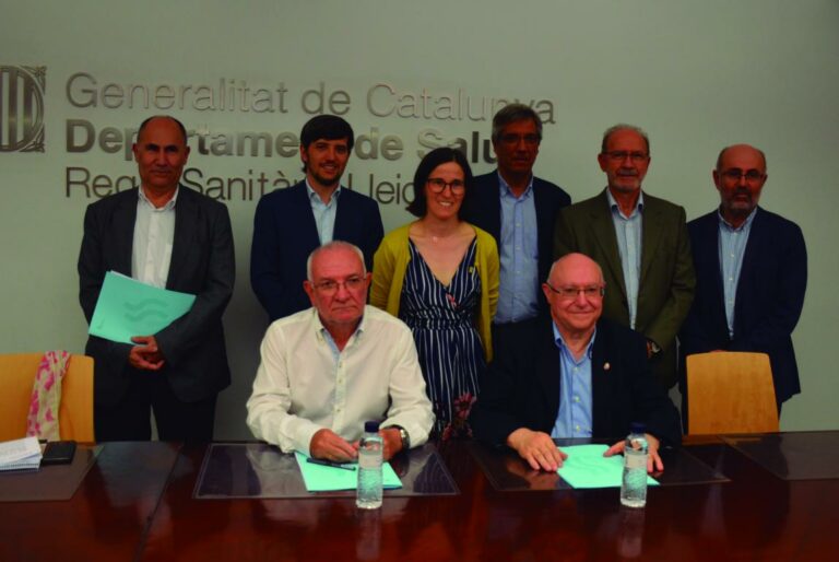Gestió de Serveis Sanitaris i Sant Joan de Déu Terres de Lleida signen el conveni de col·laboració en l’àmbit de la Salut Mental i la Discapacitat Intel·lectual
